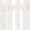 vidaXL - Plantenbak - met - hekontwerp - 70x70x70 - cm - massief - grenenhout - wit