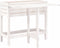 vidaXL - Plantenbak - met - inklapbaar - tafelblad - massief - grenenhout - wit