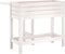 vidaXL - Plantenbak - met - inklapbaar - tafelblad - massief - grenenhout - wit