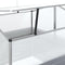 vidaXL - Plantenbak - met - kas - verhoogd - 100x100x85 - cm - zilverkleurig