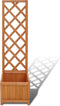 vidaXL - Plantenbak - met - klimrek - 40x30x135 - cm