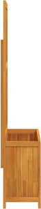 vidaXL - Plantenbak - met - latwerk - 100x32x165 - cm - massief - acaciahout