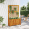 vidaXL - Plantenbak - met - latwerk - 100x32x165 - cm - massief - acaciahout