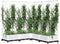 vidaXL - Plantenbak - met - latwerk - 120x120x121,5 - cm - polypropeen - wit