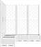 vidaXL - Plantenbak - met - latwerk - 120x120x121,5 - cm - polypropeen - wit