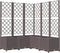 vidaXL - Plantenbak - met - latwerk - 120x120x136 - cm - polypropeen - bruin