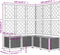 vidaXL - Plantenbak - met - latwerk - 120x120x136 - cm - polypropeen - wit