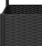 vidaXL - Plantenbak - met - latwerk - 120x120x136 - cm - polypropeen - zwart