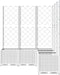 vidaXL - Plantenbak - met - latwerk - 120x120x136 - cm - polypropeen - wit