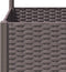 vidaXL - Plantenbak - met - latwerk - 120x40x136 - cm - polypropeen - bruin