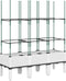 vidaXL - Plantenbak - met - latwerk - 120x40x142,5 - cm - polypropeen - wit