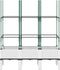 vidaXL - Plantenbak - met - latwerk - 120x40x142,5 - cm - polypropeen - wit