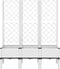 vidaXL - Plantenbak - met - latwerk - 120x40x142 - cm - polypropeen - wit