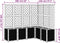 vidaXL - Plantenbak - met - latwerk - 160x120x140 - cm - polypropeen - zwart