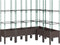 vidaXL - Plantenbak - met - latwerk - 160x120x142,5 - cm - polypropeen - bruin