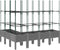 vidaXL - Plantenbak - met - latwerk - 160x120x142,5 - cm - polypropeen - lichtgrijs