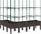 vidaXL - Plantenbak - met - latwerk - 160x120x142,5 - cm - polypropeen - bruin