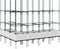 vidaXL - Plantenbak - met - latwerk - 160x120x142,5 - cm - polypropeen - wit
