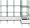 vidaXL - Plantenbak - met - latwerk - 160x120x142,5 - cm - polypropeen - wit
