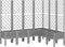 vidaXL - Plantenbak - met - latwerk - 160x120x142 - cm - polypropeen - lichtgrijs