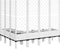 vidaXL - Plantenbak - met - latwerk - 160x120x142 - cm - polypropeen - wit