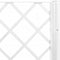vidaXL - Plantenbak - met - latwerk - 160x120x142 - cm - polypropeen - wit