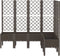 vidaXL - Plantenbak - met - latwerk - 160x120x142 - cm - polypropeen - bruin