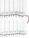 vidaXL - Plantenbak - met - latwerk - 160x120x142 - cm - polypropeen - wit