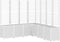 vidaXL - Plantenbak - met - latwerk - 160x160x140 - cm - polypropeen - wit