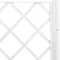 vidaXL - Plantenbak - met - latwerk - 160x40x140 - cm - polypropeen - wit