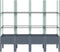 vidaXL - Plantenbak - met - latwerk - 160x40x142,5 - cm - polypropeen - grijs