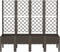 vidaXL - Plantenbak - met - latwerk - 160x40x142 - cm - polypropeen - bruin