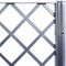 vidaXL - Plantenbak - met - latwerk - 160x40x142 - cm - polypropeen - grijs