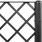 vidaXL - Plantenbak - met - latwerk - 160x40x142 - cm - polypropeen - zwart