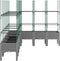 vidaXL - Plantenbak - met - latwerk - 200x160x142,5 - cm - polypropeen - lichtgrijs