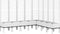 vidaXL - Plantenbak - met - latwerk - 200x160x142 - cm - polypropeen - wit