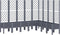 vidaXL - Plantenbak - met - latwerk - 200x160x142 - cm - polypropeen - grijs