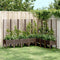 vidaXL - Plantenbak - met - latwerk - 200x160x142 - cm - polypropeen - bruin