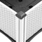 vidaXL - Plantenbak - met - latwerk - 200x160x142 - cm - polypropeen - wit