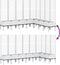 vidaXL - Plantenbak - met - latwerk - 200x160x142 - cm - polypropeen - wit