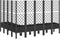 vidaXL - Plantenbak - met - latwerk - 200x160x142 - cm - polypropeen - zwart