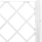 vidaXL - Plantenbak - met - latwerk - 200x160x142 - cm - polypropeen - wit