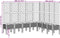 vidaXL - Plantenbak - met - latwerk - 200x160x142 - cm - polypropeen - bruin