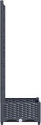 vidaXL - Plantenbak - met - latwerk - 40x40x121,5 - cm - polypropeen