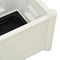 vidaXL - Plantenbak - met - latwerk - 43x43x142 - cm - PP - wit