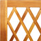 vidaXL - Plantenbak - met - latwerk - 55x29,5x132 - cm - massief - acaciahout