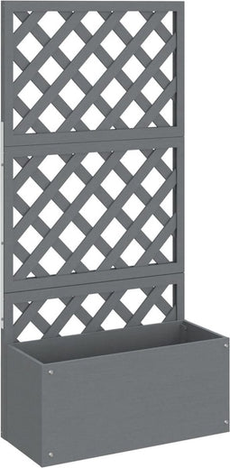 vidaXL - Plantenbak - met - latwerk - 65x33x135 - cm - HKC