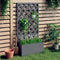 vidaXL - Plantenbak - met - latwerk - 65x33x135 - cm - HKC