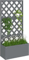 vidaXL - Plantenbak - met - latwerk - 65x33x135 - cm - HKC