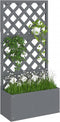 vidaXL - Plantenbak - met - latwerk - 65x33x135 - cm - HKC